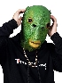 Latex Mask Whole Funny Green Fish Man Head Cover Sand Sculpture Emoji Weird Fish Latex Head Cover