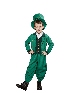 March 17 St. Patrick's Day in Ireland Traditional Green Three-piece Costume Parade Dress Party Costume