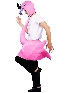 Halloween Pink Flamingo Stage Show Costumes Carnival Funny Party Costumes Adults Cosplay Costume