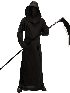 Male Man Black Devil Halloween Costume Scythe Monster Cosplay Costume Death Stage Show Costumes