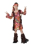 New Style Halloween Play Costume Dress Peace Lover Hippie Style Girl Kids Stage Costume Party Costume
