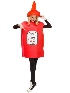 Couple's Mustard Ketchup Cosplay Costume Halloween Carnival Prom