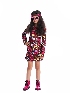 Little Girl Hippie Dress Masquerade Ball Playful Kids Carnival Party Vintage Hippie Show Costumes