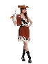Adult Cowgirl Skirt Halloween Party Coswestern Cowboy Costumes Show Costumes Party Show Costumes