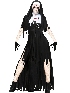 S-xxxl Halloween Zombie Nun Costume Cosplay Costume Zombie Vampire Demon Costume