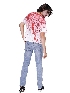 Halloween Adult Men Scary Bloodstained T-shirt Zombie Cosplay Costume Stage Party Costume Cosplay