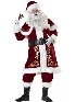 M-xxxxl Plus Size Men Christmas Costume Men's Santa Claus Costume Printed Christmas Costume Set