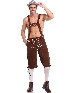 M-xxl Munich Oktoberfest Overalls Costumes Men and Women Couple Suspenders Stage Show Costumes