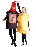Halloween Cosplay Costume Stage Show Costumes Masquerade Cosplay Costume Couple Spoof Nipple Costumes