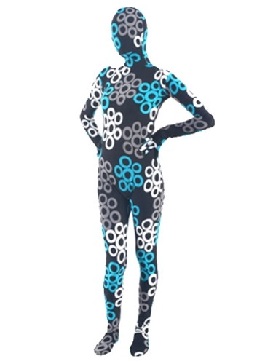 Supply Colorful Lycra Spandex Morph Zentai Breathable Unisex Zentai Suit Holiday Costume