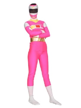 Shiny Metallic Lycra Super Hero Superhero Catsuit