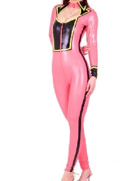 Latex Bodysuit with Chest Open