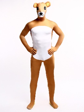 Animal Cattle Cartoon Full Body Morph Costume Halloween Spandex Holiday Unisex Cosplay Zentai Suit