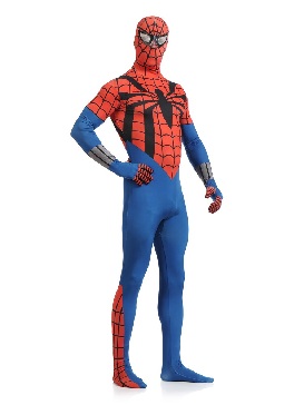 Full Body Tights Red and Blue Spiderman Super Hero Spandex Lycra Spiderman Catsuit