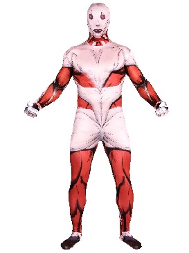Attack on Titan Cartoon Full Body Morph Costume Halloween Unisex Cosplay Zentai Suit