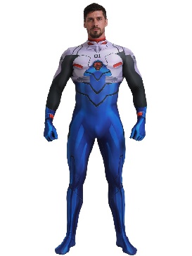 Evangelion Neon Genesis Evangelion Shinji Ikari Shinji Bodysuits One-piece Battle Suit First Machine Zentai Suit