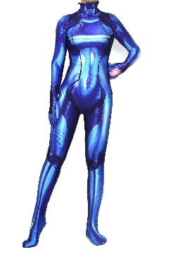 Halloween costume 3D Printed Metroid Samus Zero Cosplay Zentai Suit