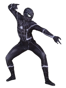 Halloween Black Hero Returns New Version of Spiderman Costume 3D Printed cosplay zentai suit