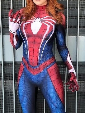 PS4 Spiderman Bodysuit Anime Spiderman Two-dimensional Female Halloween Costume