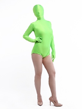 Halloween Costume Women Forest Green Spandex zentai suit