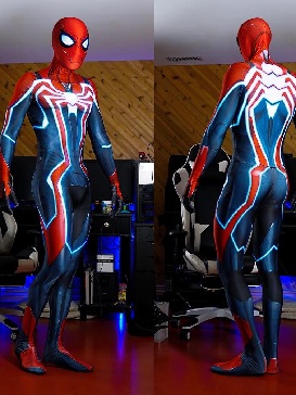 Men Anime Game Ps4 Spider-man Tights Velocity Suit Spiderman Halloween Zentai Suit