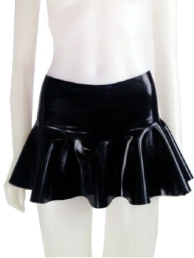 Women Halloween PVC High Waisted Skater Mini Skirt Shiny Flared Pleated Plus Size Skirt