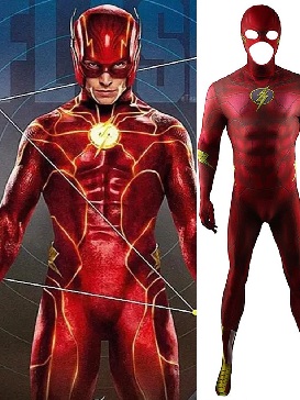 2023 Movie the Flash Cosplay Jumpsuit Costume