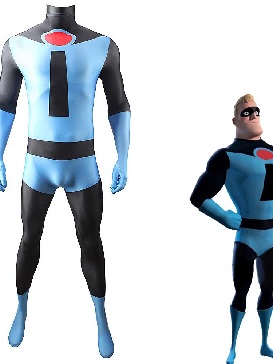 the Animated Incredible Blue Mrincredible Cosplay Costumes Halloween costume Costume