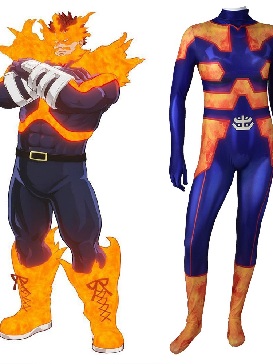 My Hero Academia Flame Strong Man Boom Yanji Cosplay Costumes Halloween costume Anime Tights Stage Cosplay Costumes