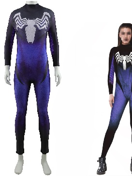 Women's Venom Women's Blue Venom Tights Cosplay Halloween Costume