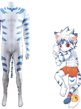 White Tiger Character Cosplay Stage Costumes