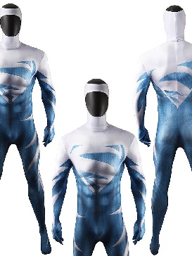 Dc Man of Steel Superman Cosplay Costume Halloween Costume Jumpsuit Show Costumes