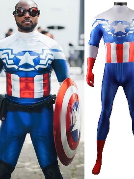 Supply Falcon & Winter Soldier Captain America Halloween Cosplay