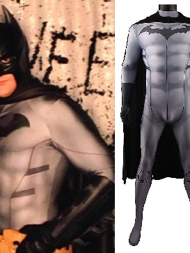 Gray Batman Halloween Cosplay Costume Halloween Costume