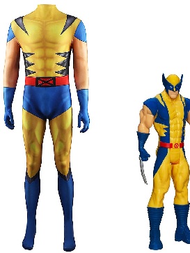 Supply Dc Wolverine Cosplay Costume Light Yellow Wolverine Halloween Costume