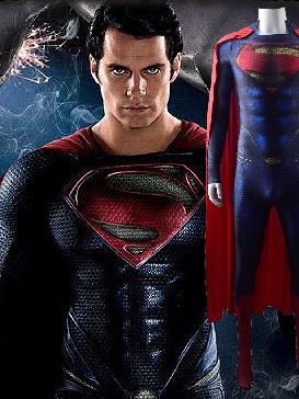 Superman Costume Superman Man of Steel Halloween Costume Cosplay Costume
