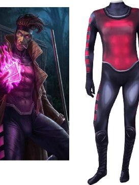 X-men Gambit Heroine Cosplay Costume Halloween Costume Anime Costume Cosplay Costume