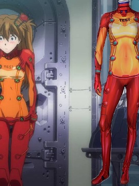 Evangelion Eva Test Costume Asuka Battle Costume Anime Cosplay Cosplay Costumes