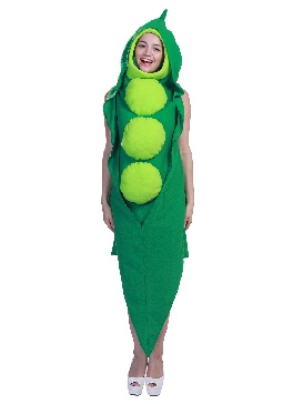 Supply Festive Carnival Vegetables Stage Costumes Halloween Party Cosplay Food Peas Costumes Costumes