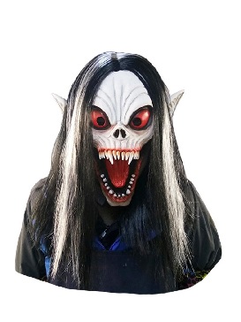 Supply Vampire Dress Up Head Cover Morbius Bust Mask Halloween Scary Play Latex Mask