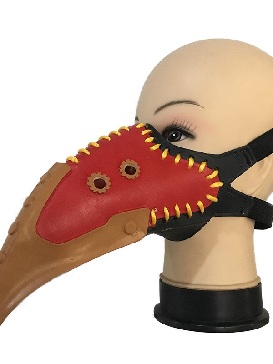 My Hero Academia Raven Less Master Mask Plague Doctor Beak New Style Latex Halloween
