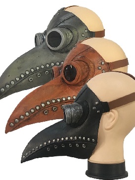 Supply Steampunk Plague Doctor Mask Beak Latex Mask Personality Protection Droplet Splash Artifact