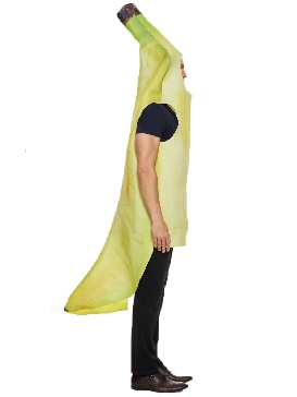 Supply Halloween New Style Fruit Costume Fun Banana Show Costumes Food Jumpsuit Party Cosplay Costume