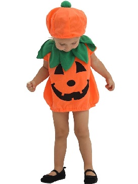 Halloween Baby Festival Costume Halloween Baby Pumpkin One-piece Costume