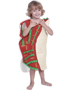 Supply Halloween Costume Packed Burrito Kids Show Set