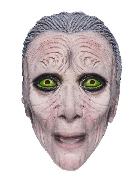 Supply Halloween Gift Carnival Party Whole Tricky Funny Mask Green Eye Magic Wizard Latex Mask