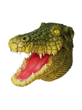 Supply 20 Years New Style Latex Head Cover Yangtze Crocodile Animal Mask Stage Performance Halloween Party Bar Head Cover