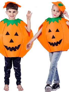 Supply Halloween Costumes Masquerade For Kids Cute Pumpkin Costumes Stage Costumes Show Costumes Cosplay Costume