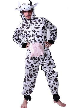 Supply Party Costumes Show Costumes Masquerade Cosplay Halloween Costumes Male Man Spoof Cow Costumes