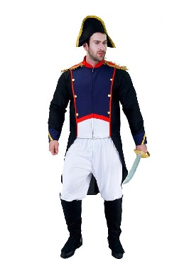 Male Man General Knight Costume Cosplay Costume French Napoleon Stage Costumes Show Costumes Halloween